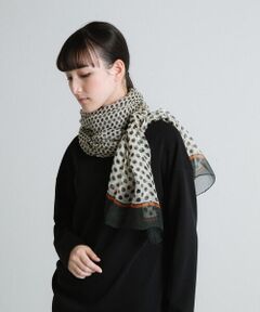 HIROKO KOSHINO / ヒロココシノ マフラー・ショール・スヌード・ストール | ドットプリントストール