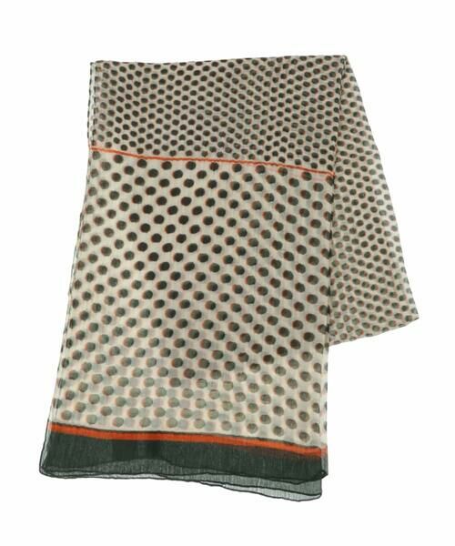 HIROKO KOSHINO / ヒロココシノ マフラー・ショール・スヌード・ストール | ドットプリントストール | 詳細6