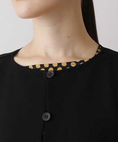 HIROKO KOSHINO / ヒロココシノ ベスト | 【洗える/日本製】フィッシュテールジレ | 詳細4