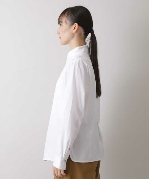 HIROKO KOSHINO / ヒロココシノ シャツ・ブラウス | 【洗濯機で洗える】配色ステッチデザインシャツ | 詳細1