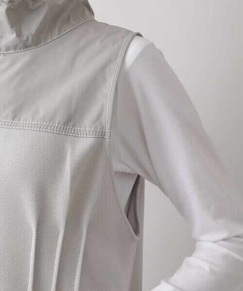 HIROKO KOSHINO / ヒロココシノ ベスト | 【洗濯機で洗える】ハニカムダンボールロングベスト | 詳細5