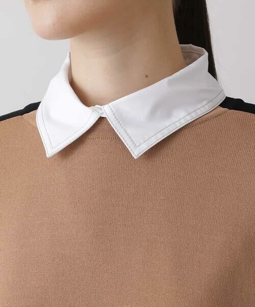 HIROKO KOSHINO / ヒロココシノ ニット・セーター | 【日本製】バイカラーデザインニット | 詳細3