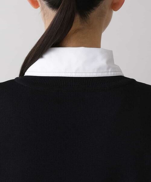 HIROKO KOSHINO / ヒロココシノ ニット・セーター | 【日本製】バイカラーデザインニット | 詳細4