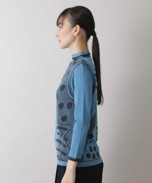 HIROKO KOSHINO / ヒロココシノ ニット・セーター | 【日本製】フルーツジャガードニット | 詳細1