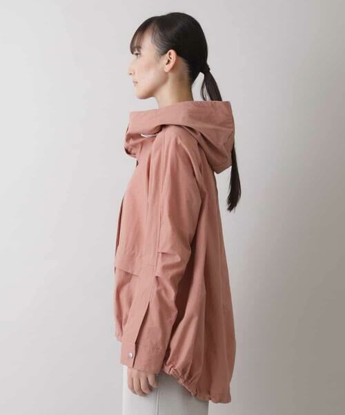 HIROKO KOSHINO / ヒロココシノ その他アウター | 【洗濯機で洗える】ランドフォルムデザインフーデットパーカー | 詳細1