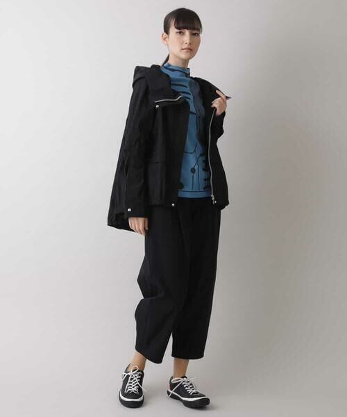 HIROKO KOSHINO / ヒロココシノ その他アウター | 【洗濯機で洗える】ランドフォルムデザインフーデットパーカー | 詳細10