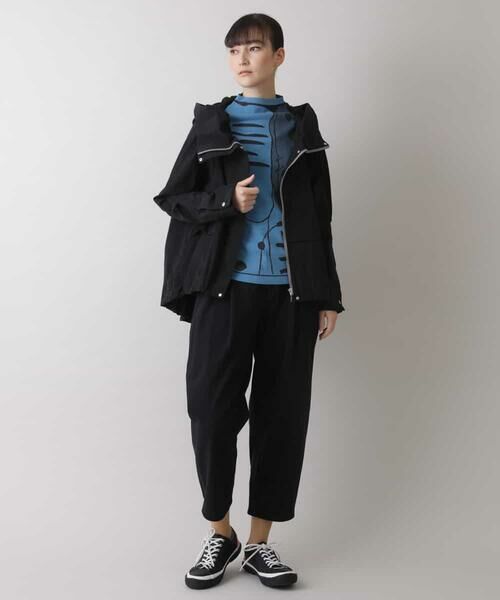 HIROKO KOSHINO / ヒロココシノ その他アウター | 【洗濯機で洗える】ランドフォルムデザインフーデットパーカー | 詳細11