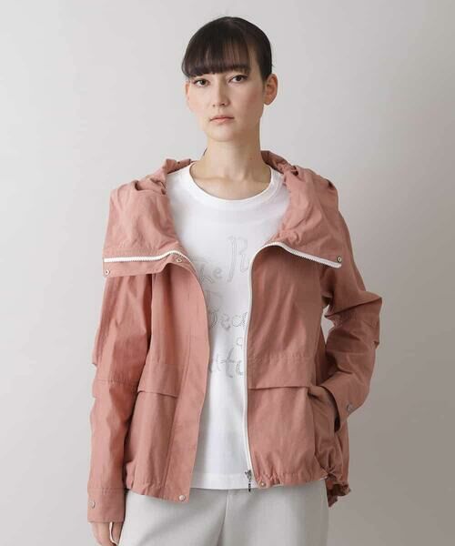 HIROKO KOSHINO / ヒロココシノ その他アウター | 【洗濯機で洗える】ランドフォルムデザインフーデットパーカー | 詳細9