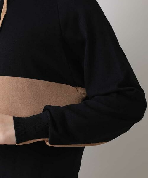 HIROKO KOSHINO / ヒロココシノ カーディガン・ボレロ | 【日本製】バイカラージップアップカーディガン | 詳細6