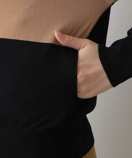 HIROKO KOSHINO / ヒロココシノ カーディガン・ボレロ | 【日本製】バイカラージップアップカーディガン | 詳細8