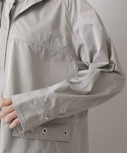 HIROKO KOSHINO / ヒロココシノ その他アウター | 【洗濯機で洗える】マットフェイスタフタコート | 詳細1