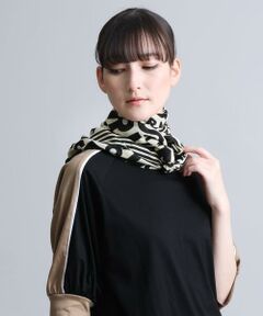 HIROKO KOSHINO / ヒロココシノ マフラー・ショール・スヌード・ストール | 【洗える】ロゴプリントストール