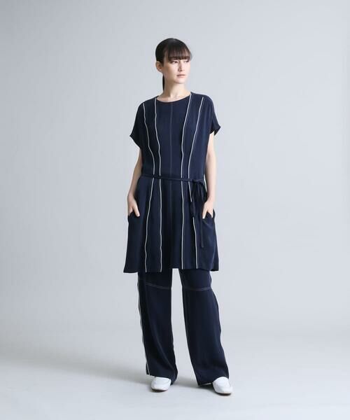 HIROKO KOSHINO / ヒロココシノ チュニック | 【日本製】パイピングデザインチュニック | 詳細8