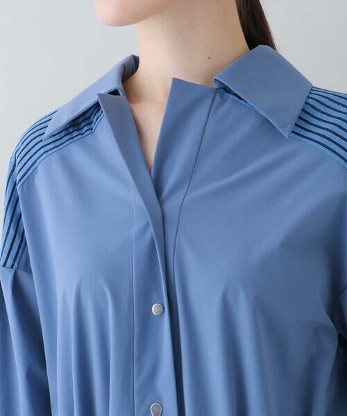 HIROKO KOSHINO / ヒロココシノ ロング・マキシ丈ワンピース | 【日本製】ボーダーアクセントワンピース | 詳細3