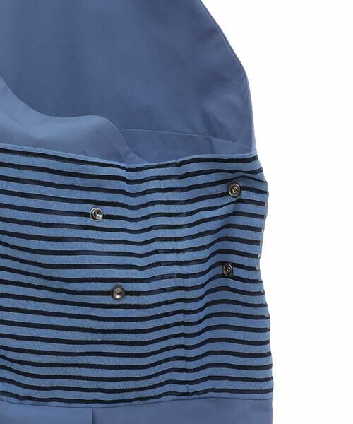 HIROKO KOSHINO / ヒロココシノ ロング・マキシ丈スカート | 【日本製】ストレッチタフタエプロンドレス | 詳細3