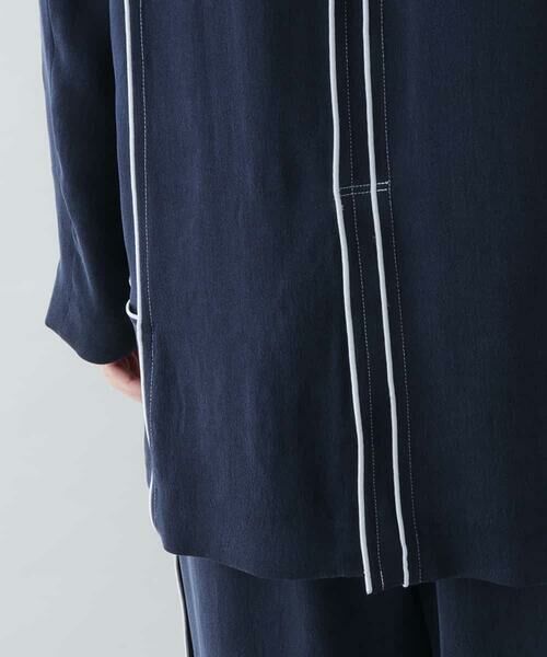 HIROKO KOSHINO / ヒロココシノ テーラードジャケット | 【日本製】パイピングデザインジャケット | 詳細8