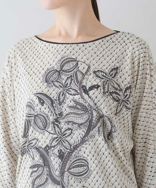 HIROKO KOSHINO / ヒロココシノ カットソー | 【洗える/日本製】更紗プリントプルオーバー | 詳細3