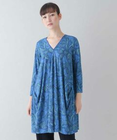 HIROKO KOSHINO / ヒロココシノ チュニック | 【洗える/日本製】更紗プリントデザインチュニック