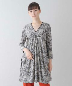 HIROKO KOSHINO / ヒロココシノ チュニック | 【洗える/日本製】更紗プリントデザインチュニック