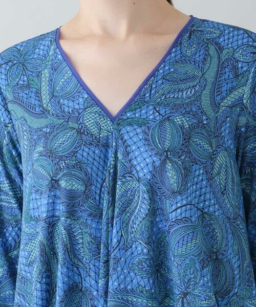 HIROKO KOSHINO / ヒロココシノ チュニック | 【洗える/日本製】更紗プリントデザインチュニック | 詳細3