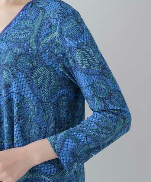 HIROKO KOSHINO / ヒロココシノ チュニック | 【洗える/日本製】更紗プリントデザインチュニック | 詳細5