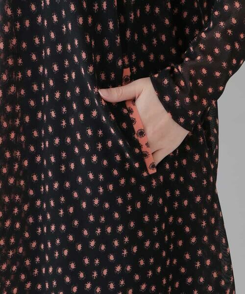 HIROKO KOSHINO / ヒロココシノ ロング・マキシ丈ワンピース | 【洗える/日本製】エアリーチュールドットプリントワンピース | 詳細6