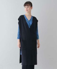 HIROKO KOSHINO / ヒロココシノ ベスト | ハイツイストレーヨンニットベスト