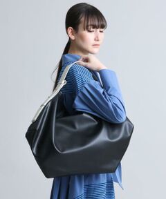 HIROKO KOSHINO / ヒロココシノ トートバッグ | 【日本製】APPLEレザーワンハンドバッグ