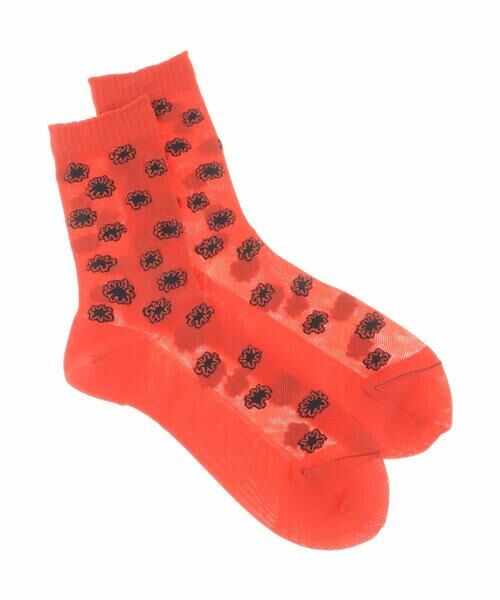 HIROKO KOSHINO / ヒロココシノ その他小物 | 【洗濯機で洗える/日本製】ドットシースルーソックス | 詳細1