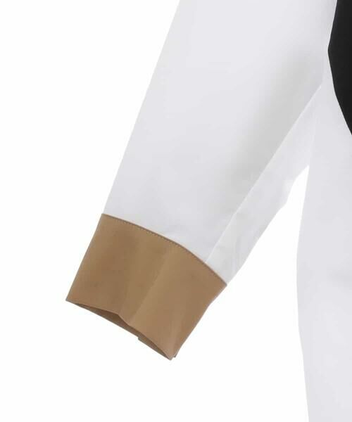 HIROKO KOSHINO / ヒロココシノ シャツ・ブラウス | 【洗濯機で洗える】カラーブロックブロードデザインシャツ | 詳細7