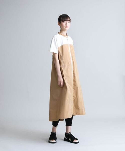 HIROKO KOSHINO / ヒロココシノ ロング・マキシ丈ワンピース | 【洗濯機で洗える】ストレッチタフタジップワンピース | 詳細10