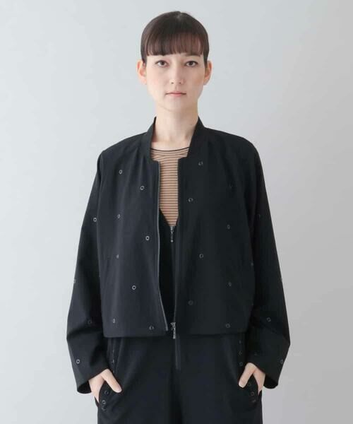 HIROKO KOSHINO / ヒロココシノ その他アウター | 【洗濯機で洗える】コンパクトストレッチボレロジャケット | 詳細8
