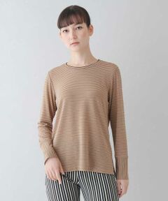 HIROKO KOSHINO / ヒロココシノ カットソー | 【洗濯機で洗える/日本製】ジョイクールボーダーカットソー