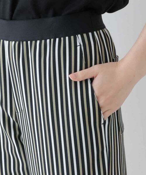 HIROKO KOSHINO / ヒロココシノ その他パンツ | 【洗濯機で洗える/日本製】カラーストライプスワイドシルエットパンツ | 詳細5