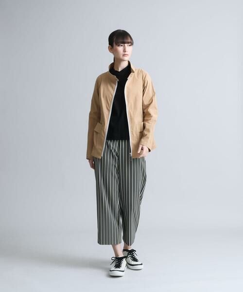 HIROKO KOSHINO / ヒロココシノ その他パンツ | 【洗濯機で洗える/日本製】カラーストライプスワイドシルエットパンツ | 詳細8