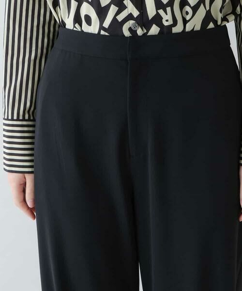 HIROKO KOSHINO / ヒロココシノ チノ・ワークパンツ | 【洗濯機で洗える】タックデザインパンツ | 詳細3