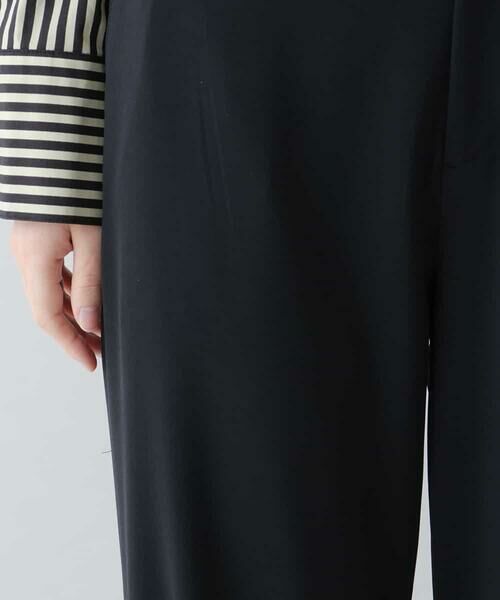 HIROKO KOSHINO / ヒロココシノ チノ・ワークパンツ | 【洗濯機で洗える】タックデザインパンツ | 詳細6