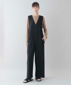 HIROKO KOSHINO / ヒロココシノ サロペット・オールインワン | 【洗濯機で洗える】コンパクトストレッチサロペット