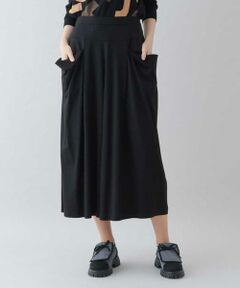 HIROKO KOSHINO / ヒロココシノ ロング・マキシ丈スカート | 【洗濯機で洗える/日本製】ボリュームポケットフレアスカート