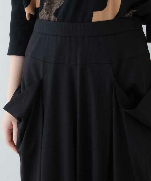 HIROKO KOSHINO / ヒロココシノ ロング・マキシ丈スカート | 【洗濯機で洗える/日本製】ボリュームポケットフレアスカート | 詳細3