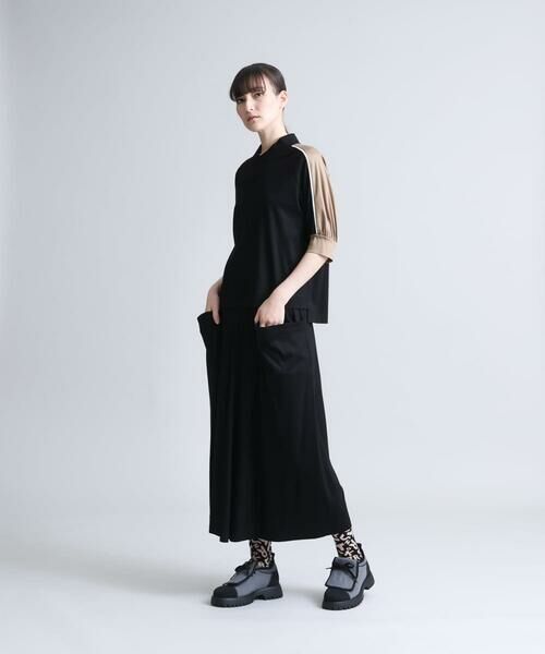 HIROKO KOSHINO / ヒロココシノ ロング・マキシ丈スカート | 【洗濯機で洗える/日本製】ボリュームポケットフレアスカート | 詳細8
