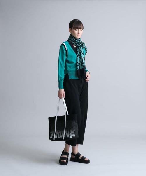 HIROKO KOSHINO / ヒロココシノ カーディガン・ボレロ | 配色ニットカーディガン | 詳細10