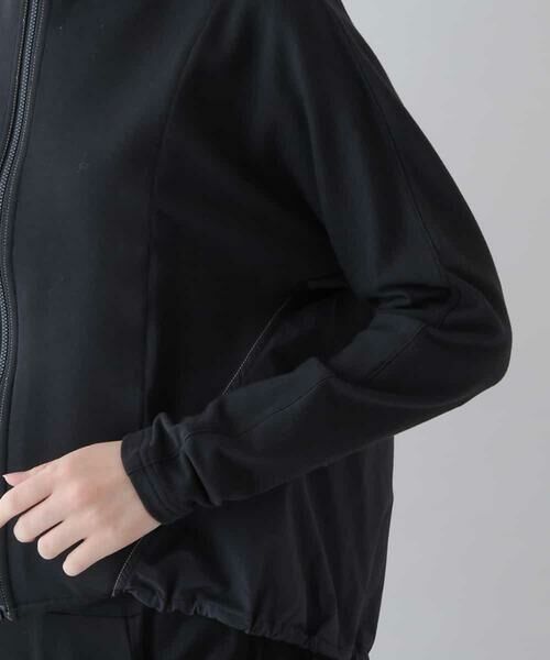 HIROKO KOSHINO / ヒロココシノ その他アウター | 【洗濯機で洗える】異素材ドッキングジップアップブルゾン | 詳細6