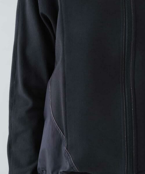 HIROKO KOSHINO / ヒロココシノ その他アウター | 【洗濯機で洗える】異素材ドッキングジップアップブルゾン | 詳細7