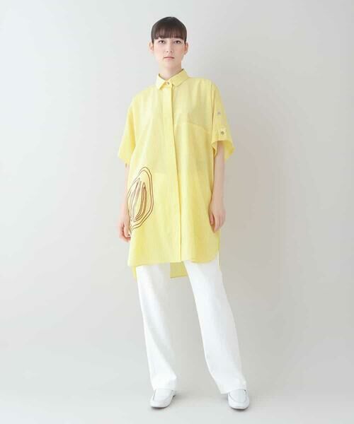 HIROKO KOSHINO / ヒロココシノ シャツ・ブラウス | 【日本製】フルーツ柄ストライプデザインシャツ | 詳細9