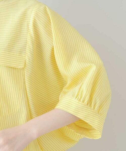 HIROKO KOSHINO / ヒロココシノ シャツ・ブラウス | 【日本製】ドルマンアームストライプデザインシャツ | 詳細5