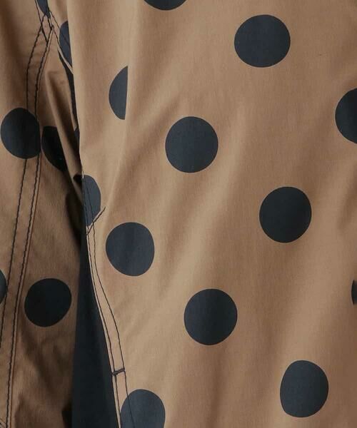 HIROKO KOSHINO / ヒロココシノ シャツ・ブラウス | 【洗濯機で洗える】水玉柄ジップアップタフタブラウス | 詳細8