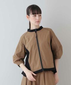 HIROKO KOSHINO / ヒロココシノ シャツ・ブラウス | 【洗濯機で洗える】タイプライタージップアップブラウス