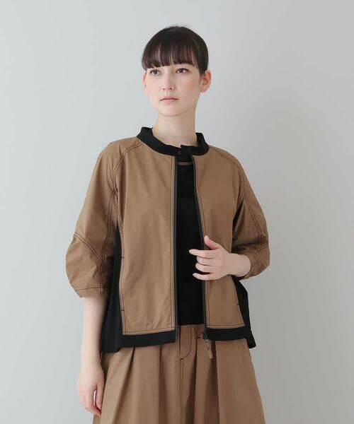 HIROKO KOSHINO / ヒロココシノ シャツ・ブラウス | 【洗濯機で洗える】タイプライタージップアップブラウス | 詳細1