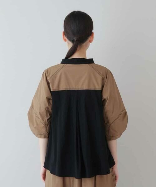 HIROKO KOSHINO / ヒロココシノ シャツ・ブラウス | 【洗濯機で洗える】タイプライタージップアップブラウス | 詳細3